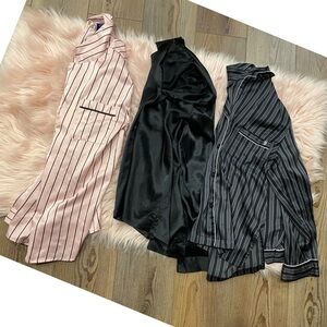 VS/Apt. 9 3 silky 100% polyester pajama tops